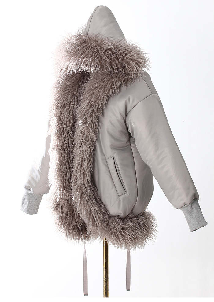 Reversible Hoodied Puffer Coat