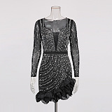 Beaded Mini Dress
