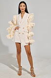 Fringes Sleeve Blazer Dress