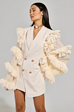 Fringes Sleeve Blazer Dress
