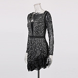 Beaded Mini Dress