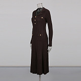 Slim-fit Knit Midi Dress