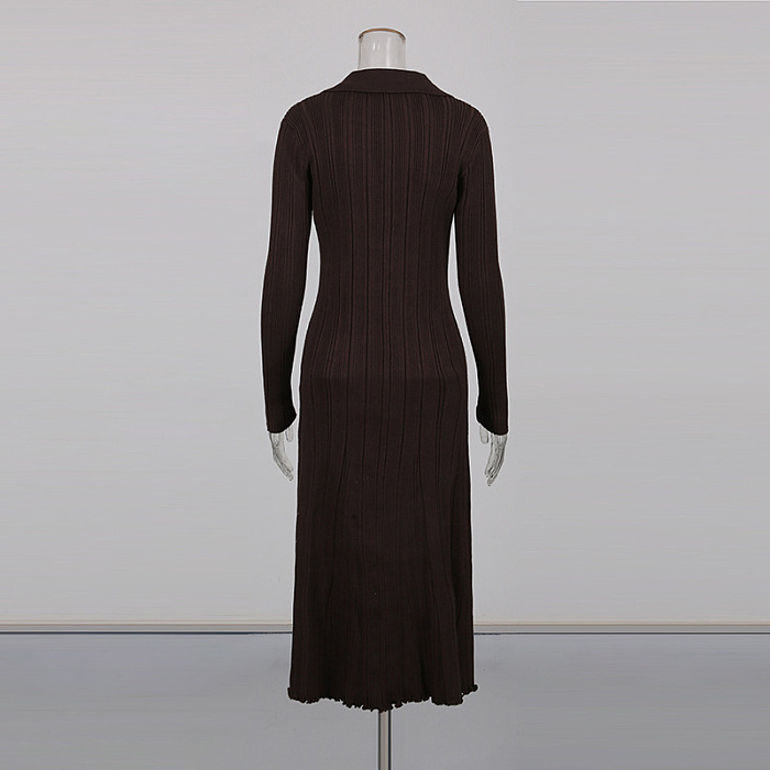 Slim-fit Knit Midi Dress