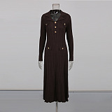 Slim-fit Knit Midi Dress