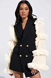 Fringes Sleeve Blazer Dress