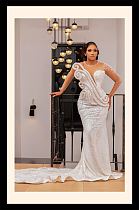 Sequins Wedding Ball Gown