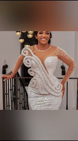 Sequins Wedding Ball Gown