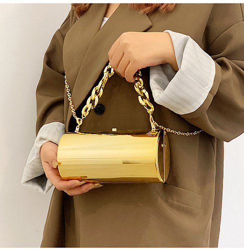 Cylinder Bag(champagne)
