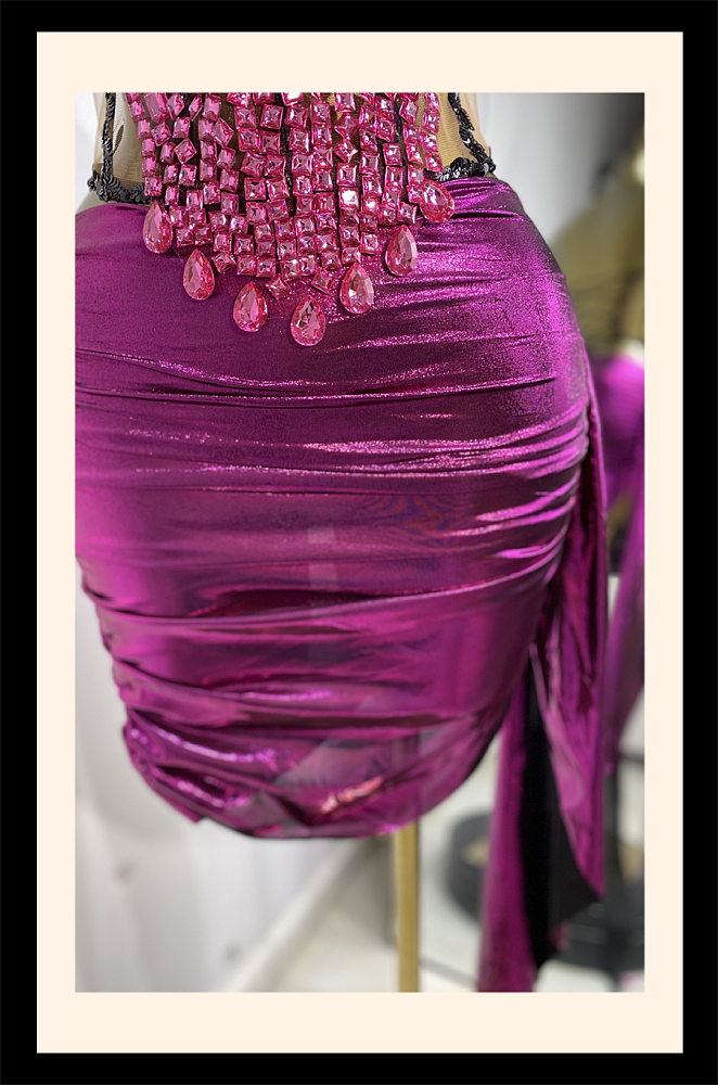 Strapless Diamond Dress