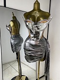 Metallic Corset Dress