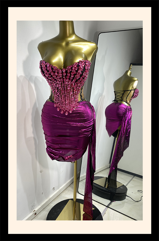 Strapless Diamond Dress