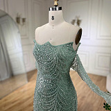 Strapless Beaded Gown