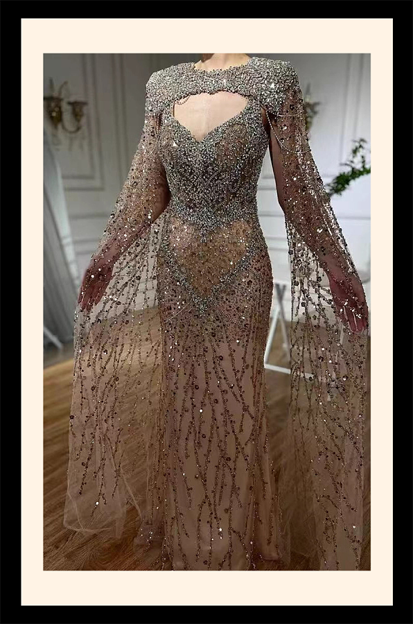 Glamourous Beaded Gown