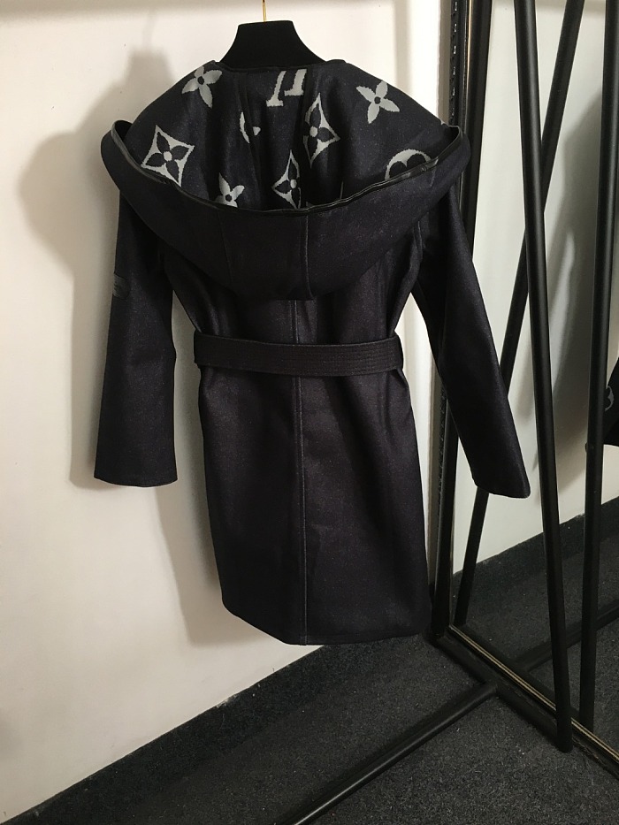 Wool Hooded Coat