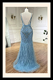 Feather Evening Dress