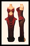 Rhinestone Evening Dress