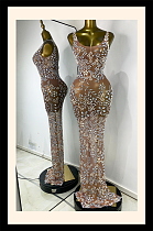 Beaded Bodycon Party Dress