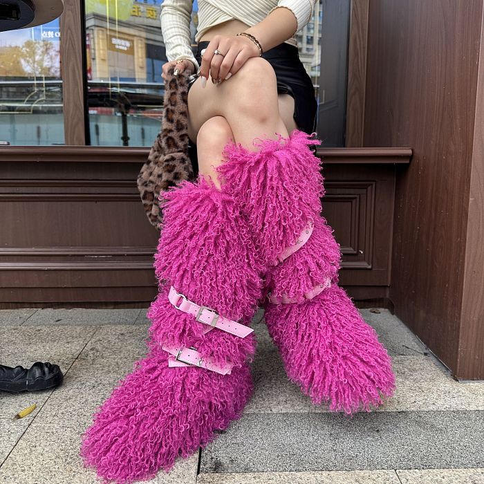 Teddy Faux Furry Boots