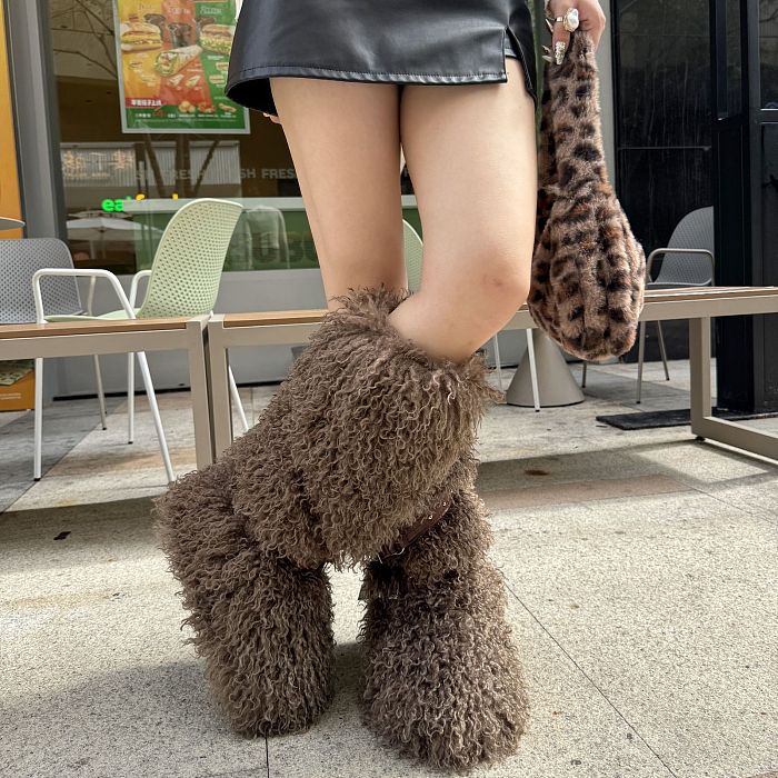 Teddy Faux Furry Boots