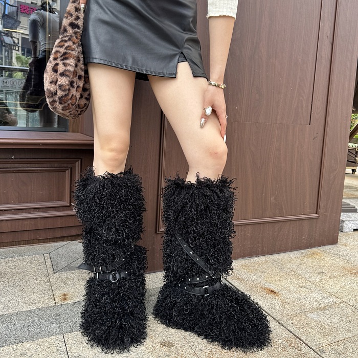 Teddy Faux Furry Boots