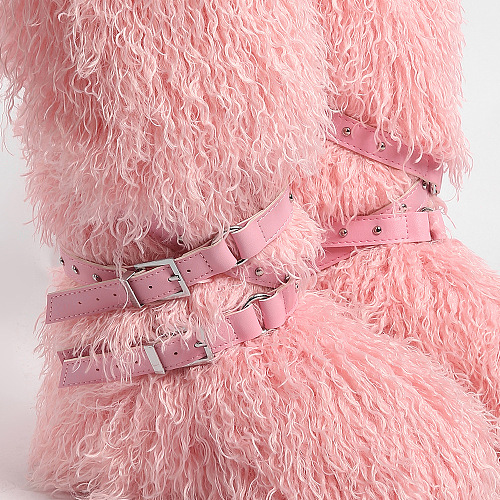 Teddy Faux Furry Boots