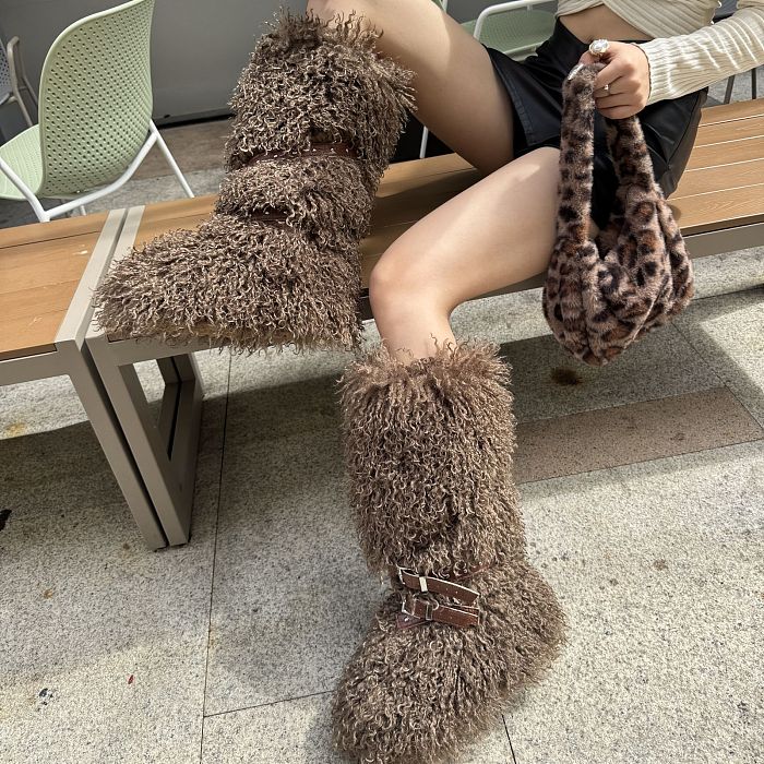 Teddy Faux Furry Boots