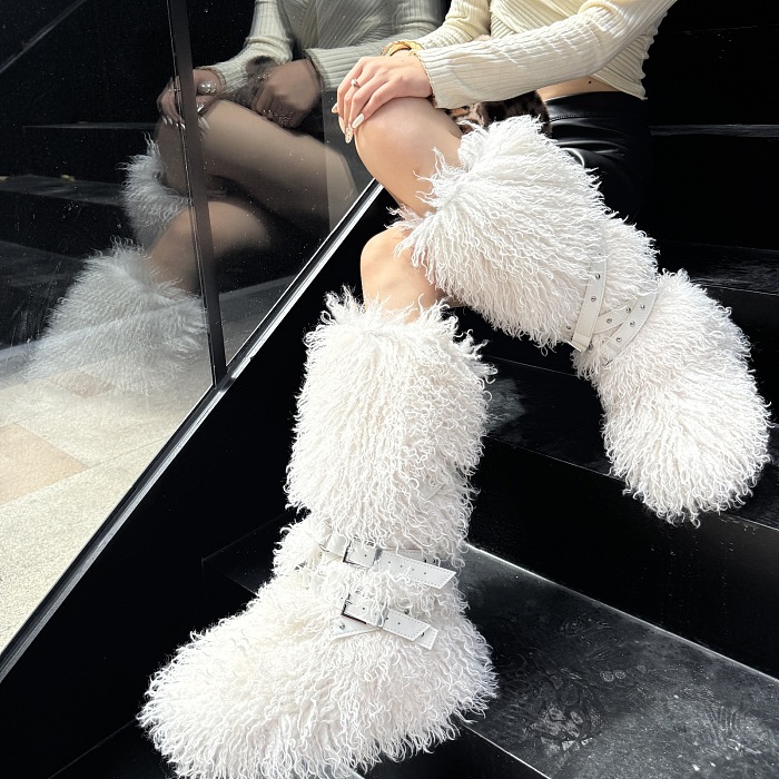 Teddy Faux Furry Boots