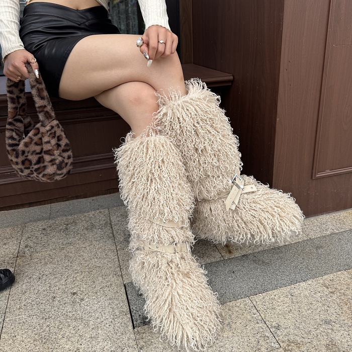 Teddy Faux Furry Boots