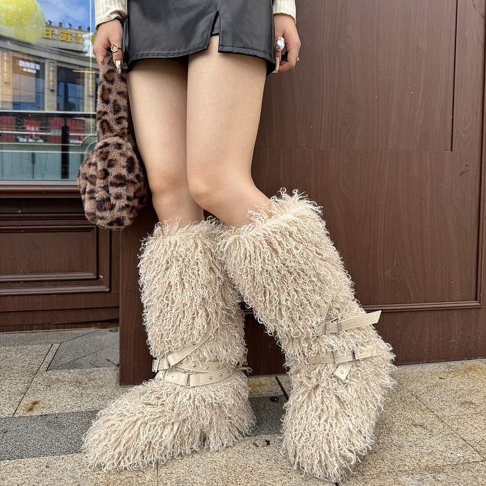 Teddy Faux Furry Boots