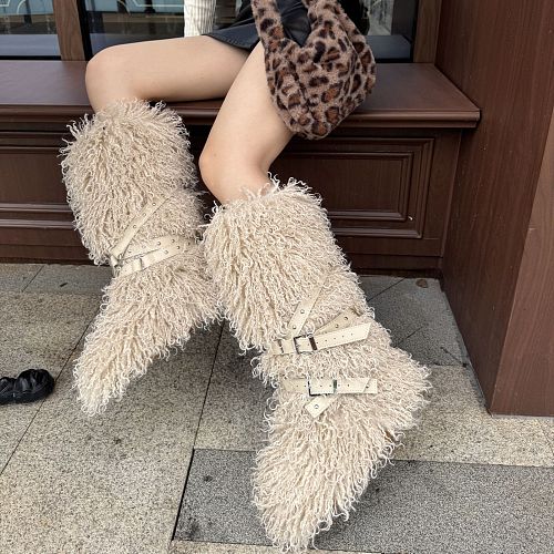 Teddy Faux Furry Boots