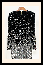 Sequins Velvet Mini Dress