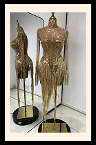 Tassel Evening Dress (Gold)