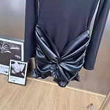 Patchwork Twist Mini Dress