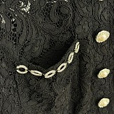 Lace Patchwork Long Dress