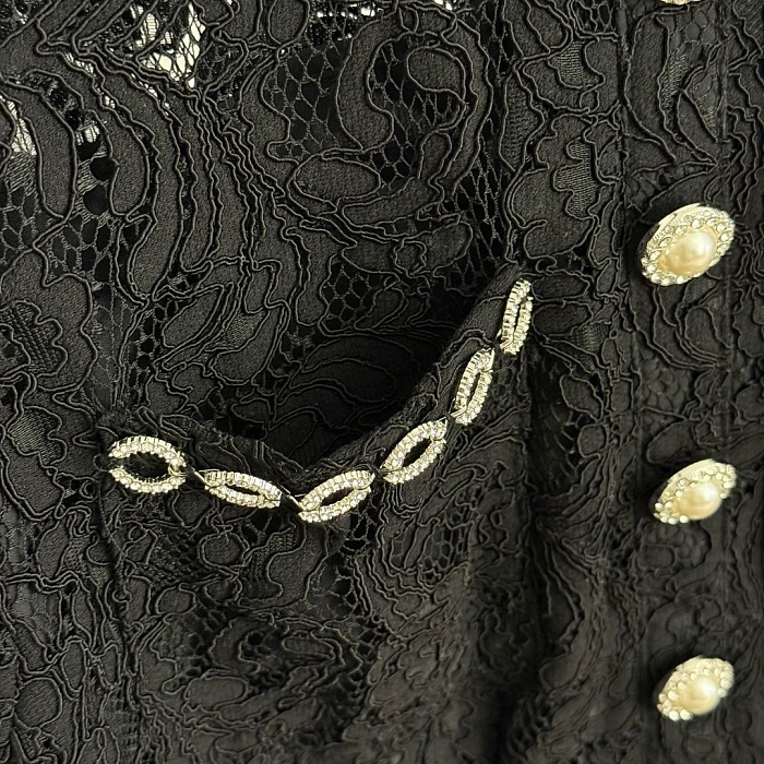 Lace Patchwork Long Dress