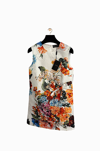Printed Midi Dress