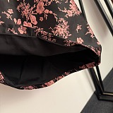 Strapless Jacquard Midi Dress