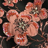 Strapless Jacquard Midi Dress