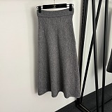 Stretch Skirt & Sweater Top