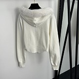 Hooded Knit Jacket