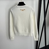Embroidered Crew Neck Pullover