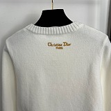 Embroidered Crew Neck Pullover