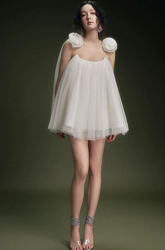Chiffon Mini Dress
