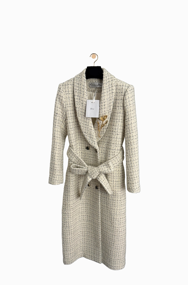Tweed Trench Coat