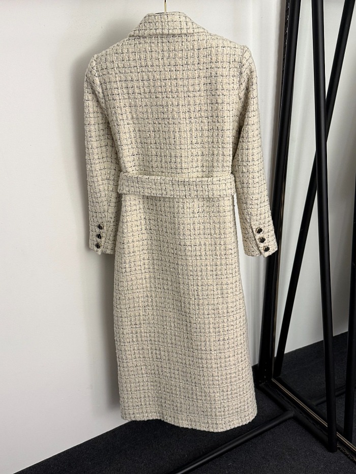 Tweed Trench Coat