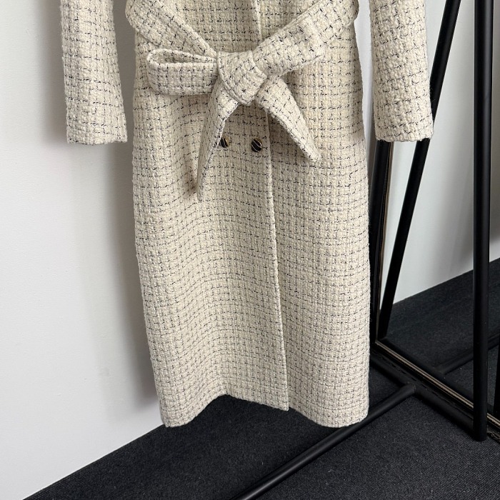 Tweed Trench Coat