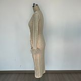 Beaded Slim-fit Dress