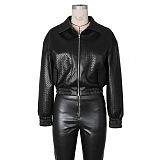 PU Leather Jacket(black)