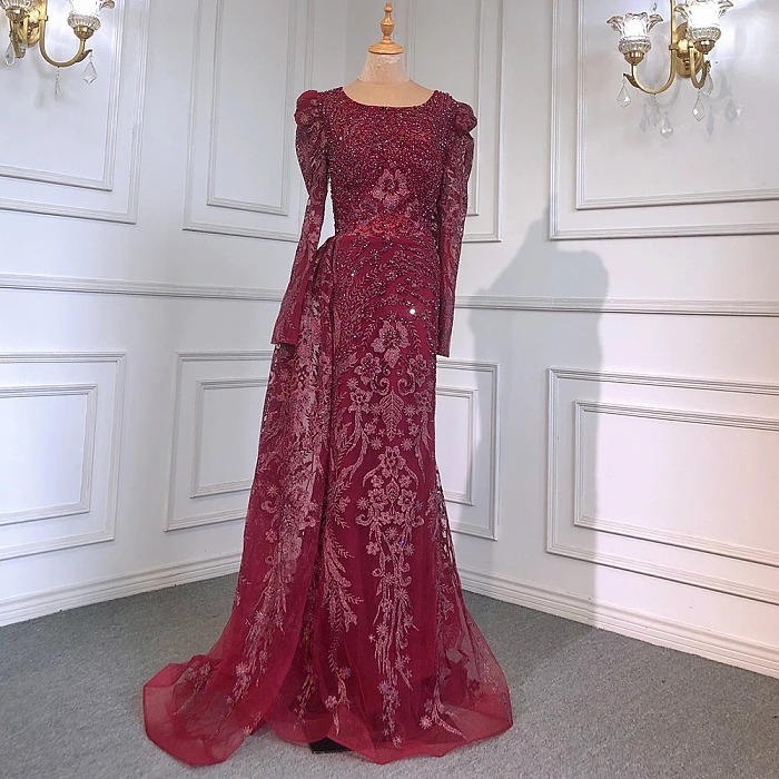 Floor-length Sequins Gown
