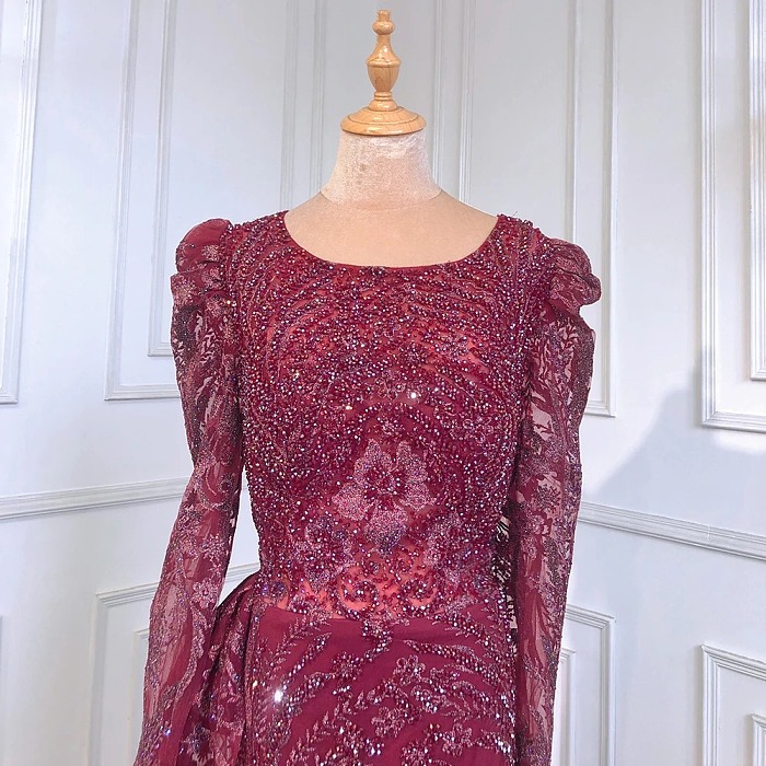 Floor-length Sequins Gown